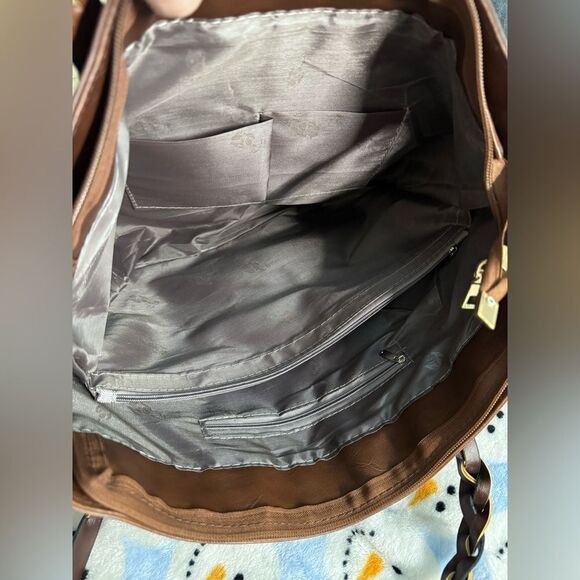 Vintage Tassel Tote Bag, Large Capacity Braided Shoulder Strap Bag - Picture 7 of 12